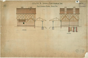 Network Rail Architectural Drawings Imprime: East Grinstead Station Side & End Elevations