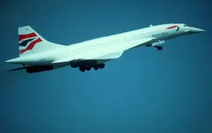 Concorde de British Airways BAe en Trafford
