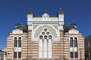 Balkan Travel Destinations Imprime: Bulgaria, Sofia, Sofia Synagogue, built 1909, second largest Sephardic Synagogue in