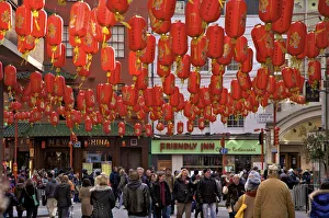 El barrio chino de Londres, Inglaterra Reino Unido