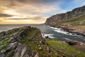 Italian Island Getaway Imprime: Sunset in Punta Libeccio, Marettimo, Egadi island, Trapani, Sicily, Italy, Europe