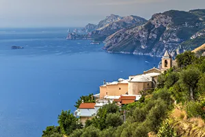 Campania Region Europe Imprime: The tiny village of Nocelle located along the Path of the Gods trail, Amalfi coast