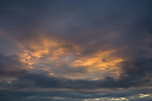 Colorful Cloud Formations Imprime: Abstract cloudscape