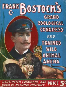 Early 20th Century Entertainment Imprime: CIRCUS: PROGRAM, c1901. Frank C. Bostocks Grand Zoological Congress and Trained