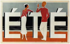 POSTER: VERANO, c1925. Litografía de Caddy, c1925
