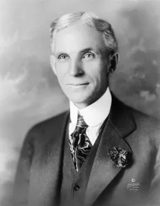 Industriales Imprime: HENRY FORD (1863-1947). Fabricante estadounidense de automóviles. Fotografía, c1919.