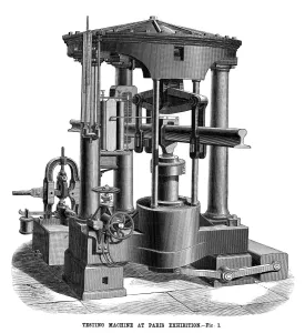 Ciencia Imprime: MAQUINA DE PRUEBAS, 1878. Una máquina de pruebas universal