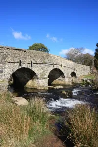 Impresiones de El nuevo puente sobre el río East Dart en Dartmoor en Postbridge Postbridge Imprime: Postbridge Devon