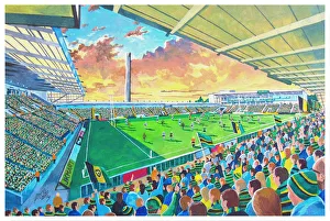 Estadio Franklins Gardens - Arte Finísimo - Northampton Saints Rugby.