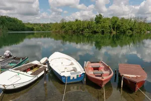Italian River Scene Imprime: Adda river