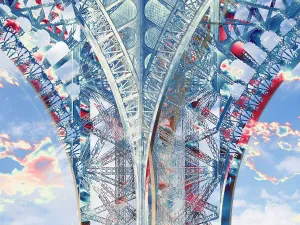 La Torre Eiffel, visualización abstracta.
