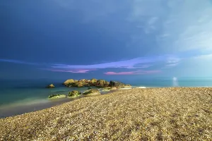Italian Seascape Photography Imprime: Sunrise