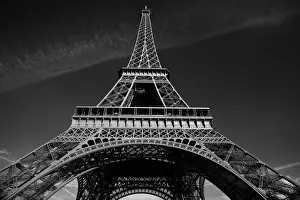 Eiffel Tower Landscape Imprime: Eiffel Tower