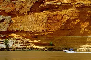 South Australia Travel Destinations Imprime: Murray river cliffs