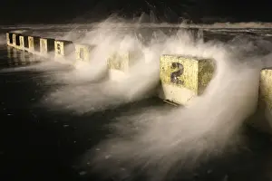 Australian Coastal Scenes Imprime: Number blocks