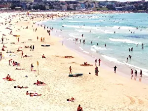 Colorful Australian Landscapes Imprime: Off to the Beach