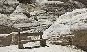 Jordan Travel Destinations Imprime: The Bench