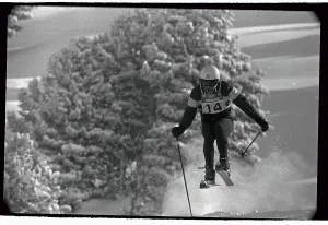 Bettmann Archive Photos Imprime: Billy Kidd Practicing Ski Program
