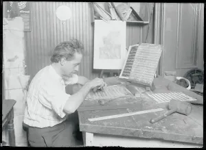 Artisan Craftsmanship Imprime: Workman Etching Notes