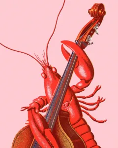 Un Gambero que Toca el Contrabajo Upright
