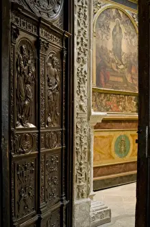 Christian Iconography Photography Imprime: Cuenca, Gothic Cathedral