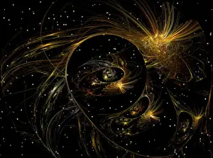 Abstract Geometry Imprime: Fractal object