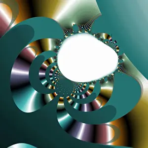 Abstract Geometry Imprime: Fractal object