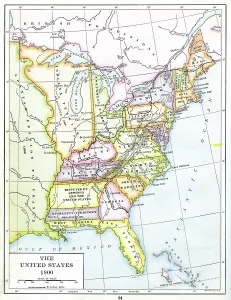 Historical US Maps Imprime: Color Coded Map Of USA