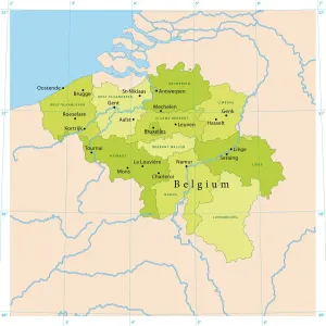 Impresiones de Mapa vector detallado de Bélgica. El archivo se creó el 14 de julio de 2011. Los colores del archivo .eps están listos para imprimir (CMYK). Archivos incluidos: EPS (v8) y JPG Hi-Res Luxemburgo Imprime: Mapa Vector de Bélgica