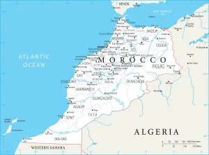 Mapa de Marruecos