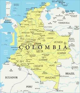 Mapa de Referencia de Colombia