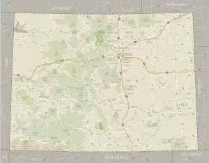 Mapa de Colorado