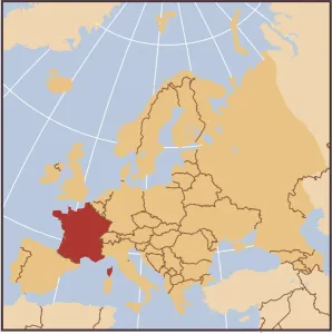 Vintage World Map Collection Imprime: Georgia Republic reference map