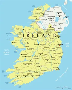 Mapa de Referencia de Irlanda