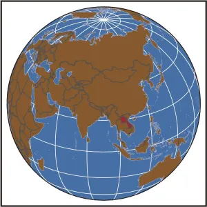 Laos Map Imprime: Laos locator map
