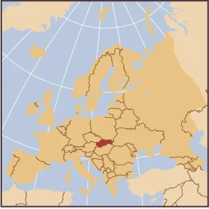 European Country Maps Imprime: Lithuania reference map