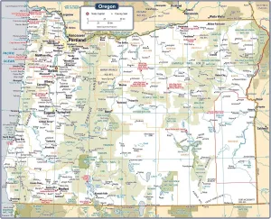Vintage Map Collection Imprime: Reference Maps, 103745782