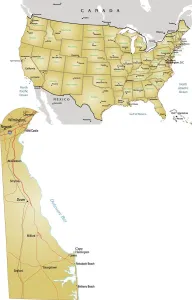 Vintage Map Art Imprime: Reference Maps, 134435482