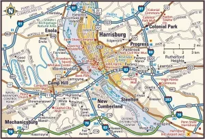 Vintage Maps Online Imprime: Reference Maps, 139265785