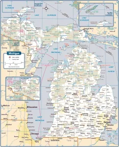 Fine Art Maps Imprime: Reference Maps