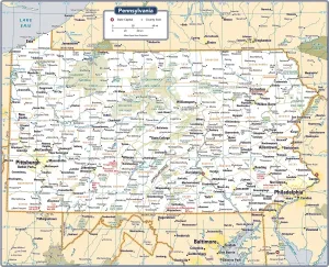 Fine Art Storehouse Maps Imprime: Reference Maps