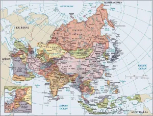 Wall Decor Maps Imprime: Reference Maps