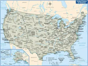 Fine Art Storehouse Maps Imprime: Reference Maps