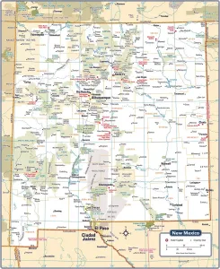 Custom Map Artwork Imprime: Reference Maps