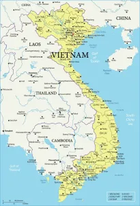 Mapa de Referencia de Vietnam