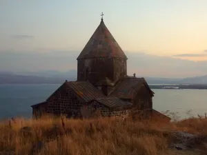 Lake Sevan Armenia Imprime: Sevanavank at Lake Sevan