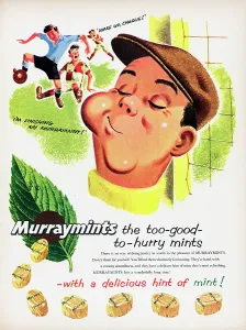 Vintage Food Advertising Imprime: Murraymints
