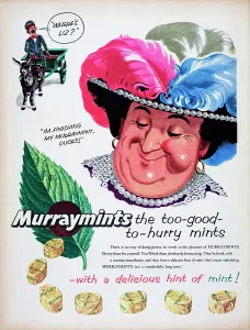 Retro Advertising Art Imprime: Murraymints