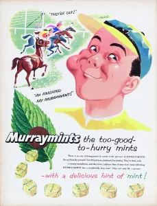 Horse Racing Illustration Imprime: Murraymints