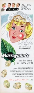 Vintage Advertising Artwork Imprime: Murraymints